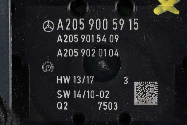 Bilstereo navigasjon betjeningspanel til Mercedes C-Klasse 2014-2018 (Fase 1) (W205) (W205) (MERCEDES|A 205 900 59 15|)