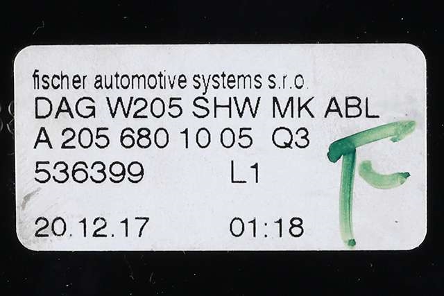 Dashbord myntrom til Mercedes C-Klasse 2014-2018 (Fase 1) (W205) (W205) (MERCEDES|A 205 680 10 05|)