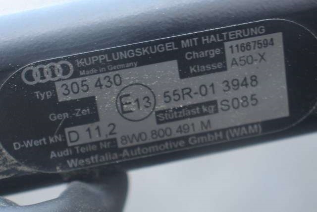 Hengerfeste til Audi A4 2015-2019 (Type V, Fase 1) (B9) (B9) (VAG|8W0 800 491 M|)