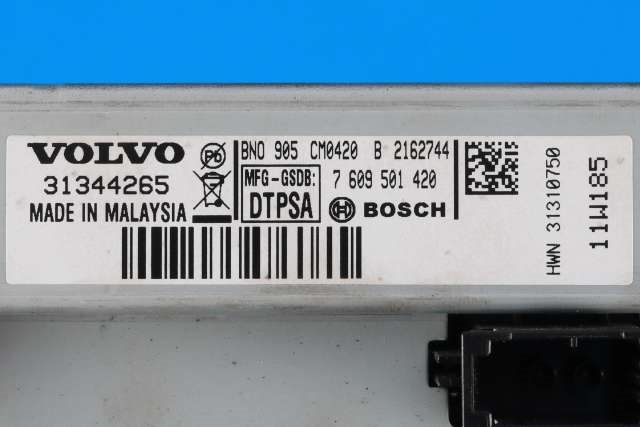 Bilstereo navigasjon skjerm til Volvo V70 2007-2013 (Type III, Fase 1)  (BOSCH|7 609 501 420|31344265|)