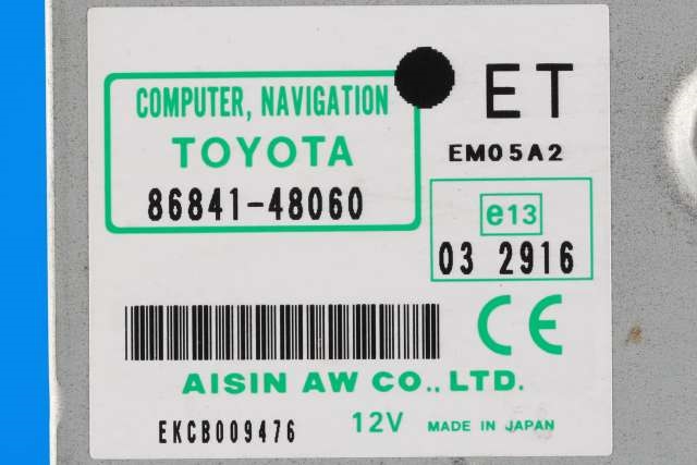 Bilstereo navigasjon spiller til Lexus RX 2003-2009 (Type II) (XU30) (XU30) (TOYOTA|86841-48060|)