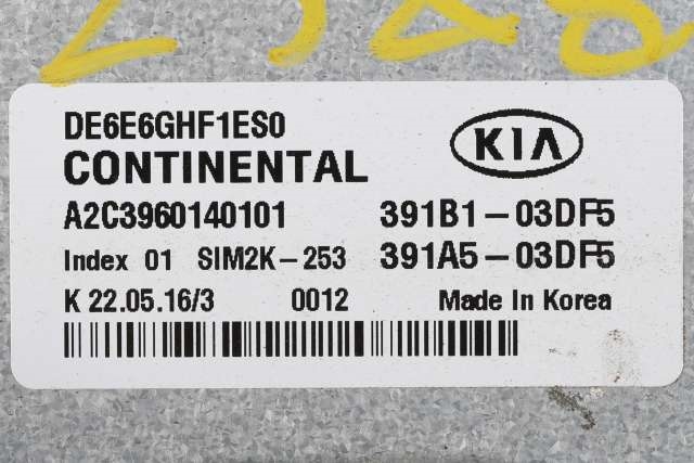 Styreenhet motor til Kia Niro 2016-2021  (KIA|391B1-03DF5|)
