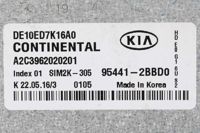 Styreenhet motor til Kia Niro 2016-2021  (KIA|95441-2BBD0|)