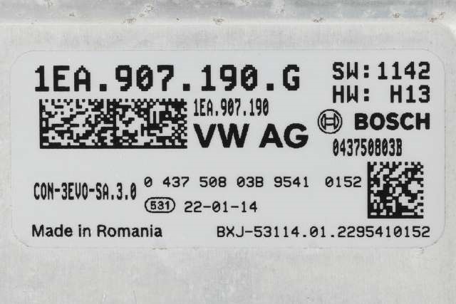 DCDC converter elbil til VW ID.4 2020-->> (VAG|1EA 907 190 G|)