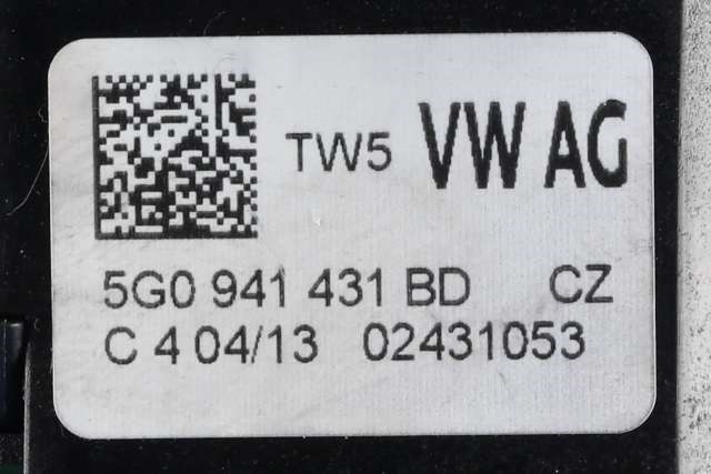 Bryter lys til VW Golf VII 2012-2017 (Fase 1)  (VAG|5G0 941 431 BD|)