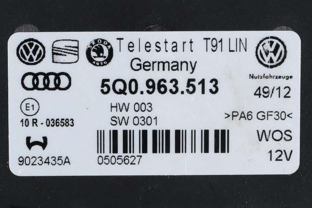 Varmeapparat diverse til VW Golf VII 2012-2017 (Fase 1) (VAG|5Q0 963 513|)