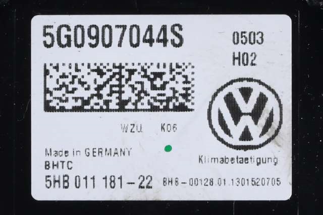 Varmeapparat betjening til VW Golf VII 2012-2017 (Fase 1)  (VAG|5G0 907 044 S|)