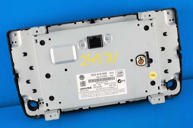 Bilstereo betjeningspanel til VW Golf VII 2012-2017 (Fase 1) (VAG|5G0 919 605|)