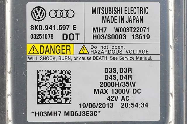 Styreenhet xenon/ballast til VW Tiguan 2011-2016 (Type I, Fase 2)  (VAG|8K0 941 597 E|)