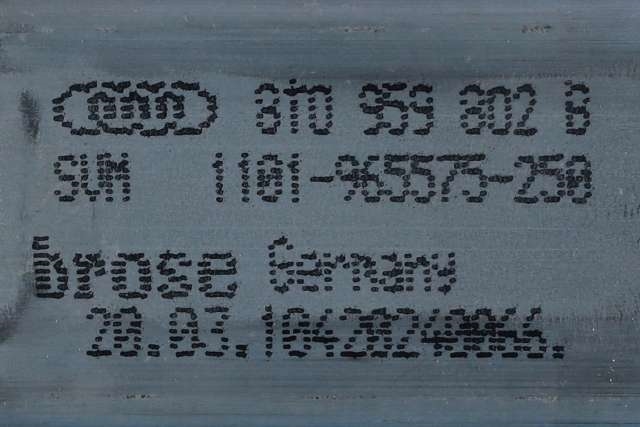 Ruteheis, kun motor, høyre foran til Audi A5 2007-2016 (Type I) (VAG|8T0 959 802 B|)