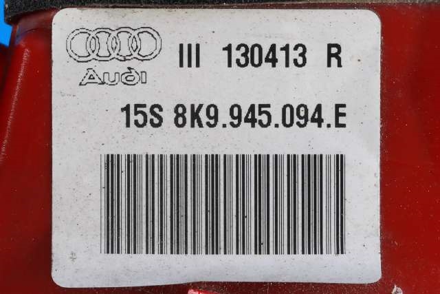 Baklykt høyre indre til Audi A4 2007-2014 (Type IV) (B8) (B8) (VAG|8K9 945 094 E|)