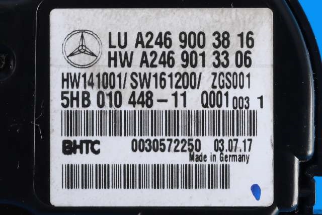 Varmeapparat betjening til Mercedes GLA 2014-2020 (X156) (X156) (HELLA|5HB 010 448-11|A 246 900 38 16|)