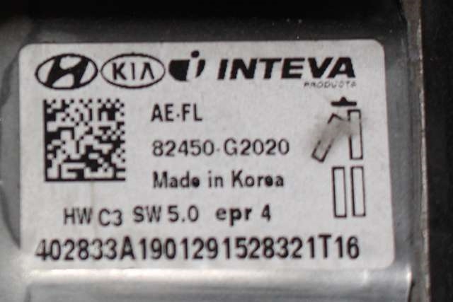 Ruteheis venstre foran til Hyundai Ioniq Electric 2016-2019 (Fase 1)  (HYUNDAI|82450-G2020|)