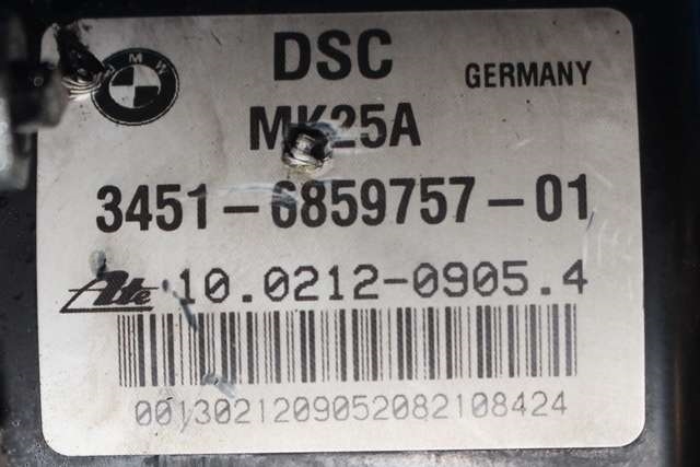 ABS sentral til BMW X3 2010-2017 (F25) (F25) (BMW|34.51-6 859 757|6 859 758|)