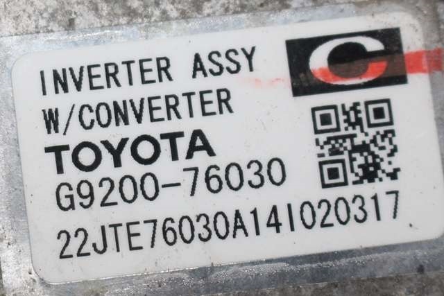 Inverter hybrid til Toyota Auris 2013-2015 (Type II, Fase 1) (TOYOTA|G9200-76030|)