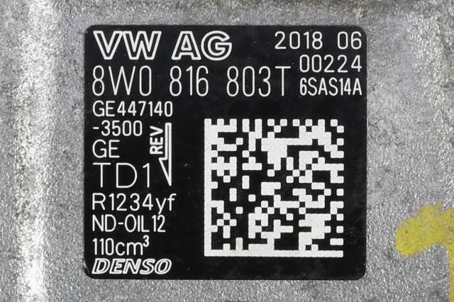 Aircondition kompressor til Audi RS4 2018-->> (DENSO|447140-3500|8W0 816 803 T|)