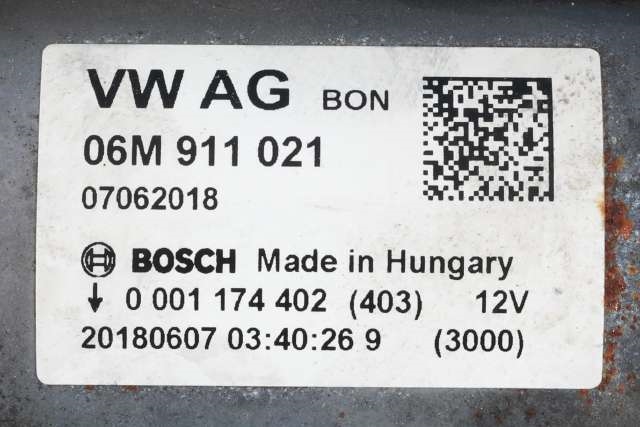 Starter til Audi RS4 2018-->> (BOSCH|0 001 174 402|06M 911 021|)