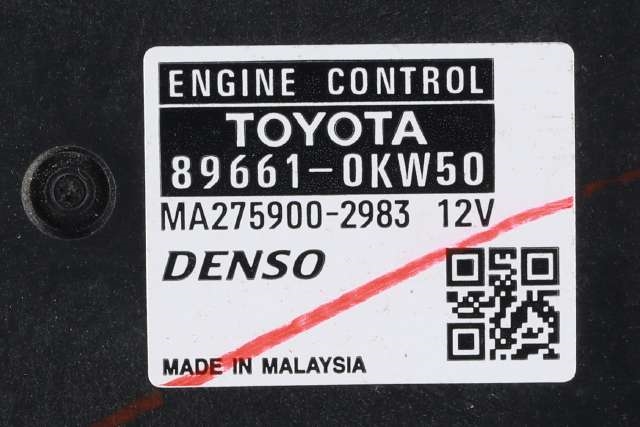 Styreenhet motor til Toyota Hilux 2012-2016  (DENSO|275900-2983|89661-0KW50|)