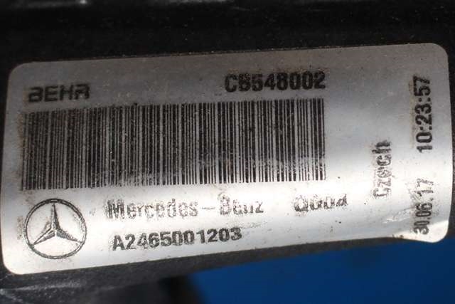 Radiator (manuell gir) til Mercedes GLA 2014-2020 (X156) (X156) (MERCEDES|A 246 500 12 03|)