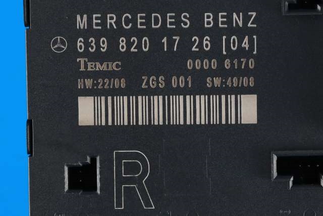 Styreenhet dør høyre foran til Mercedes Vito/Viano 2010-2014 (Fase 2) (W639) (W639) (MERCEDES|639 820 17 26|)