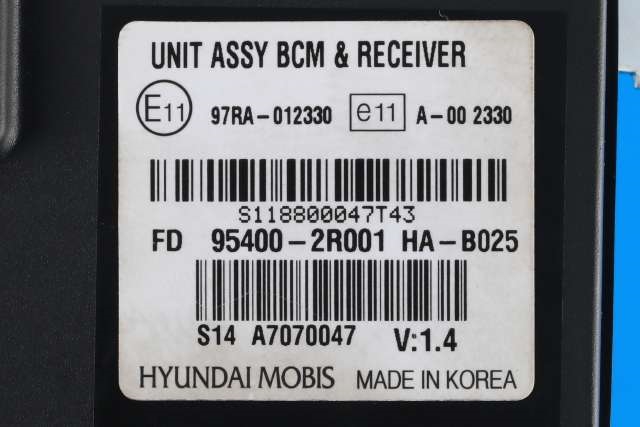 Styreenhet comfort (BCM) til Hyundai i30 2007-2012 (Type I)  (HYUNDAI|95400-2R001|)