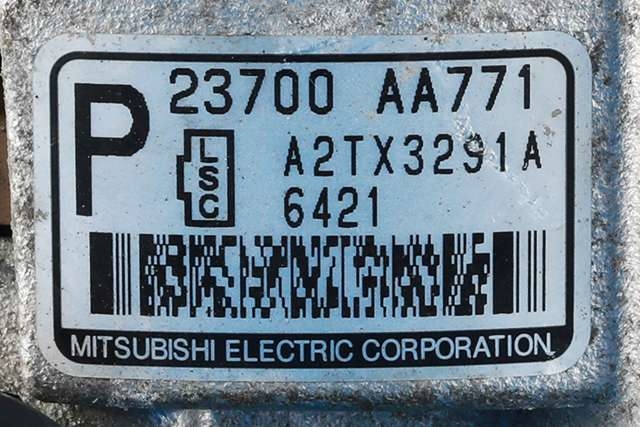 Dynamo til Subaru Forester 2013-2019 (Type IV)  (MITSUBISHI|A2TX3291A|23700-AA771. 14V - 130 AMP|)