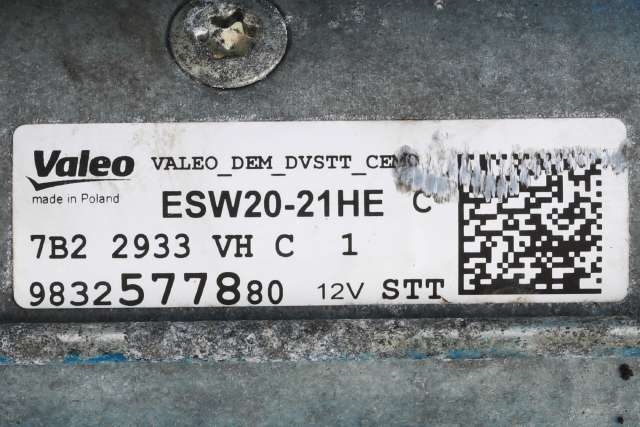 Starter diesel til Toyota Proace City 2020-->>  (VALEO|ESW20-21HE|98 325778 80|)
