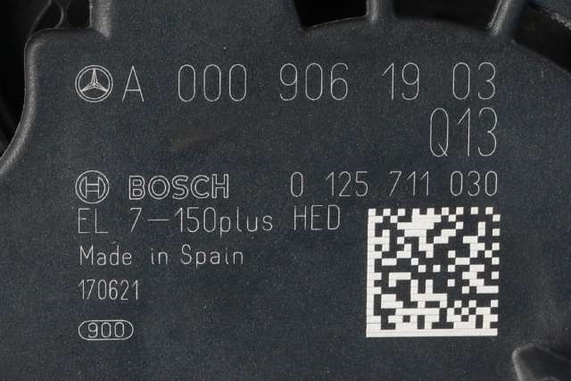 Dynamo til Mercedes GLA 2014-2020 (X156) (X156) (BOSCH|0 125 711 030|A 000 906 19 03. 12 VOLT - 150 AMP|)