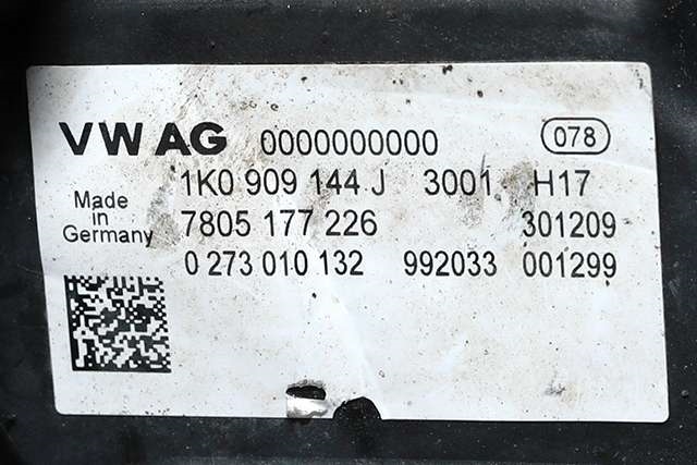 Tannstang elektrisk til VW Golf VI 2008-2012 (VAG|1K1 423 051 EB|1K0 909 144 J|)