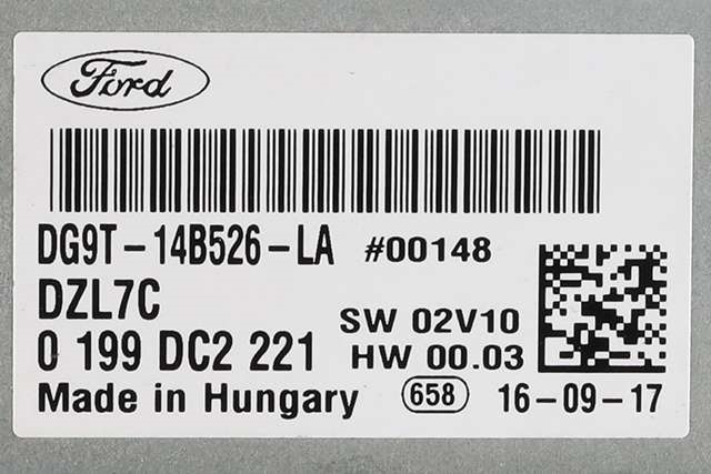 Styreenhet start/stopp til Ford Mondeo 2014-2019 (Type V, Fase 1)  (FORD|DG9T-14B526-LA|)