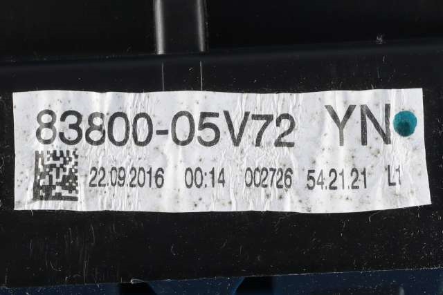Instrumentpanel til Toyota Avensis 2015-2019 (Type III, Fase 2)  (TOYOTA|83800-05V72|)