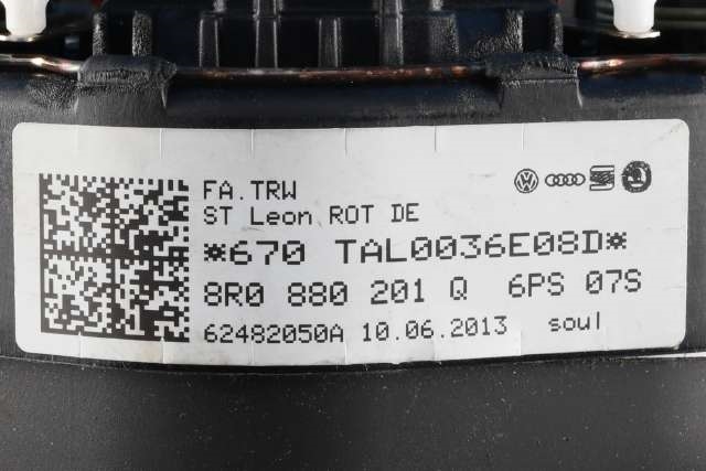 Airbag ratt til Audi Q5 2012-2017 (Type I, Fase 2)  (VAG|8K0 419 091 CB|8R0 880 201 Q|)