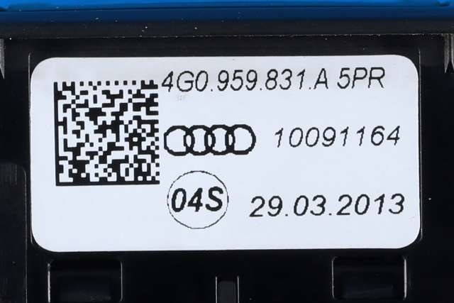 Bryter baklukeåpner til Audi Q5 2012-2017 (Type I, Fase 2) (VAG|4G0 959 831 A|)
