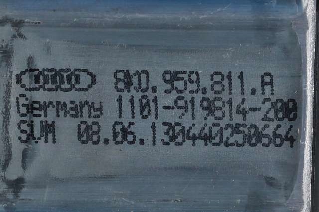 Ruteheis, kun motor, venstre bak til Audi Q5 2012-2017 (Type I, Fase 2)  (VAG|8K0 959 811 A|)