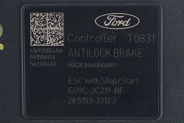 ABS sentral til Ford Mondeo 2014-2019 (Type V, Fase 1) (FORD|EG9C-2C405-EG|EG9C-2C219-BF|)