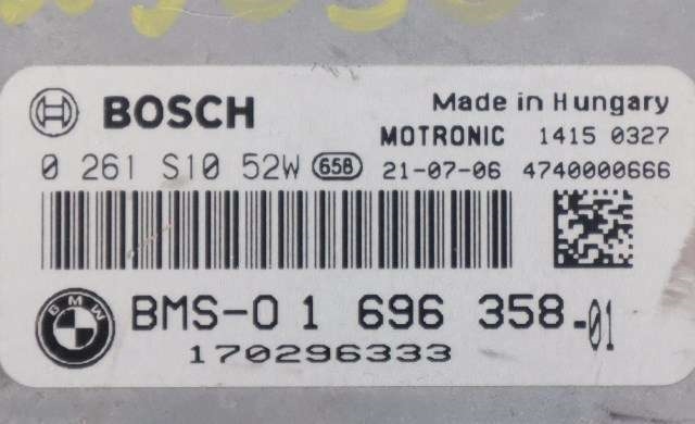 MC, Styreenhet motor (ECU) til MC BMW R1250 RT 2019-->> (Touring) (Touring) (BMW|1 696 358|)