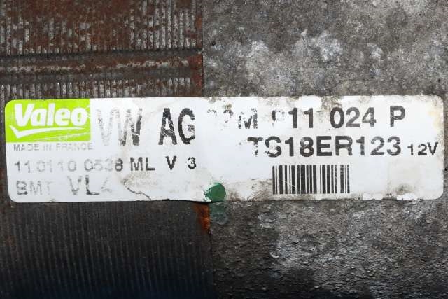 Starter diesel til VW Golf VI 2008-2012 (VALEO|TS18ER123|02M 911 024 P|)