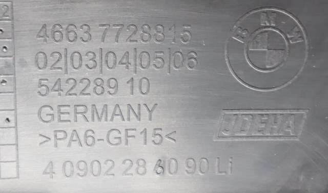 MC, Deksel, Front til MC BMW R1250 RT 2019-->> (Touring) (Touring) (BMW|46.63-7 728 815|)
