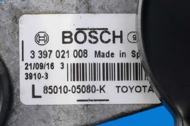 Viskermotor frontrute komplett m/overføring til Toyota Avensis 2015-2019 (Type III, Fase 2) (TOYOTA|85010-05080-K|85110-05070-B|)