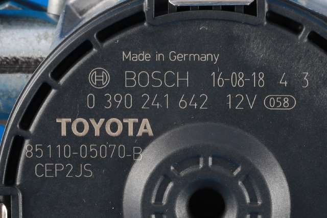 Viskermotor frontrute komplett m/overføring til Toyota Avensis 2015-2019 (Type III, Fase 2) (TOYOTA|85010-05080-K|85110-05070-B|)