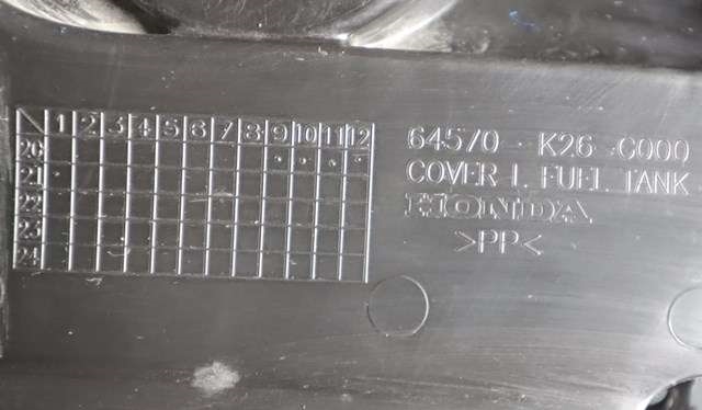 MC, Deksel, tank til MC Honda MSX125 2021-->> (Grom) (Grom) (HONDA|64570-K26-C000|)