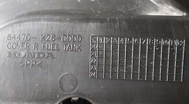 MC, Deksel, tank til MC Honda MSX125 2021-->> (Grom) (Grom) (HONDA|64470-K26-G000|)