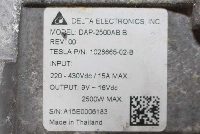 DCDC converter elbil til Mercedes B-Klasse, electric drive 2014-2018 (W242) (W242) (DELTA|DAP-2500AB B|1028665-02-B|)