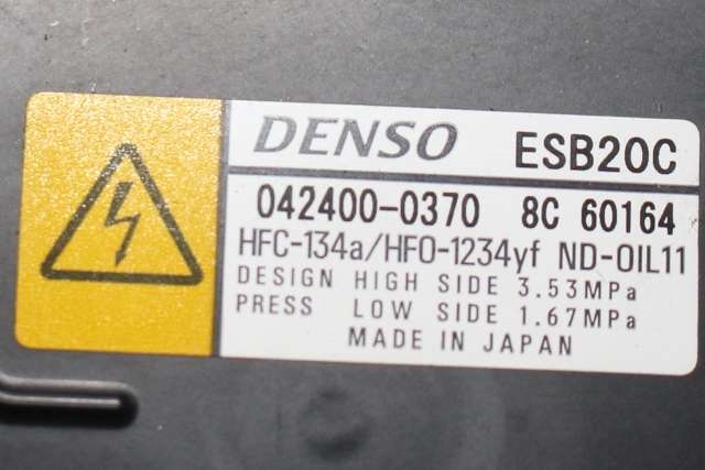 Aircondition kompressor hybrid til Toyota C-HR 2016-->> (DENSO|042400-0370|)