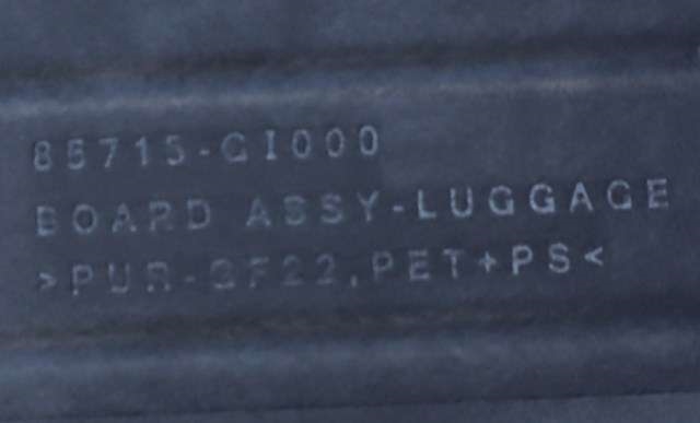 Bagasjerom teppe/gulvplate til Hyundai Ioniq 5 2021-->>  (HYUNDAI|85715-GI000|)