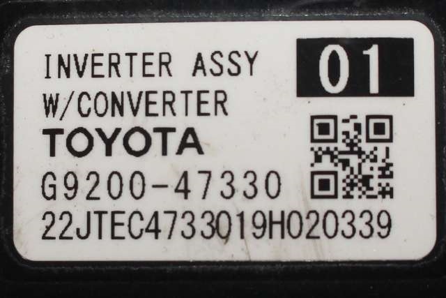 Inverter hybrid til Toyota C-HR 2016-->> (TOYOTA|G9200-47330|)