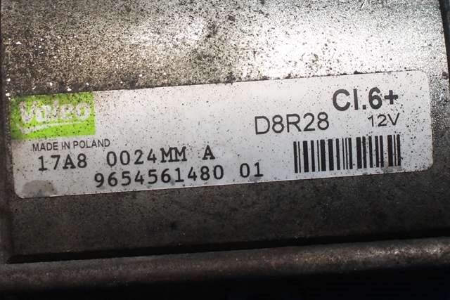 Starter diesel til Mitsubishi Outlander 2010-2012 (Type II, Fase 2)  (VALEO|D8R28|96 545614 80|)