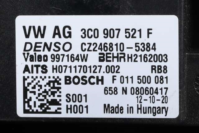 Varmeapparat motor til VW Sharan 2010-->> (Type II)  (VAG|1K1 820 015 L|3C0 907 521 F|)