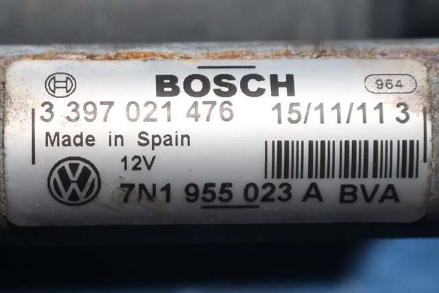 Viskermotor frontrute komplett m/overføring til VW Sharan 2010-->> (Type II)  (VAG|7N1 955 119 A|)