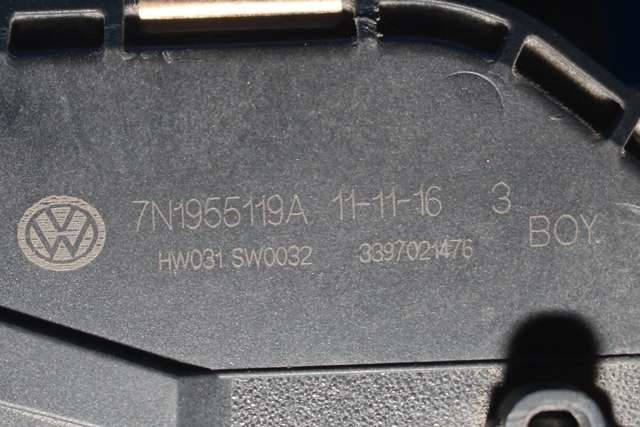 Viskermotor frontrute komplett m/overføring til VW Sharan 2010-->> (Type II)  (VAG|7N1 955 119 A|)